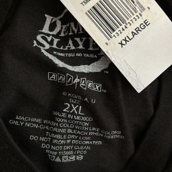 Demon Slayer Black Anime Shirt Size 2XL - Picture 4 of 4